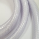 Reinforced white plastic hose