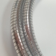 Tubo in plastica con spirale cromata