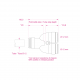 CM 2312 W – Weight 22 g – Size in mm