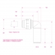 PEM 221515 W – Peso 21 g – Misure in mm