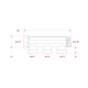 COL 123 F – Weight 281 g – Size in mm