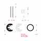 Peso 66 g – Misure in mm