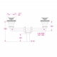 Weight 890 g – Size in mm