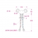 Weight 990 g – Size in mm