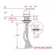 Peso 468 g – Misure in mm