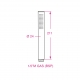 Weight 165 g – Size in mm