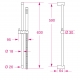 Weight 1,385 Kg – Sizein mm