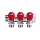 Brass manifolds with red or blue taps