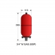 Weight 0,970 Kg – Capacity 1,5 lt. – Size in mm